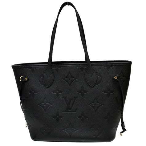 black monogram louis vuitton neverfull|Neverfull MM Tote Bag .